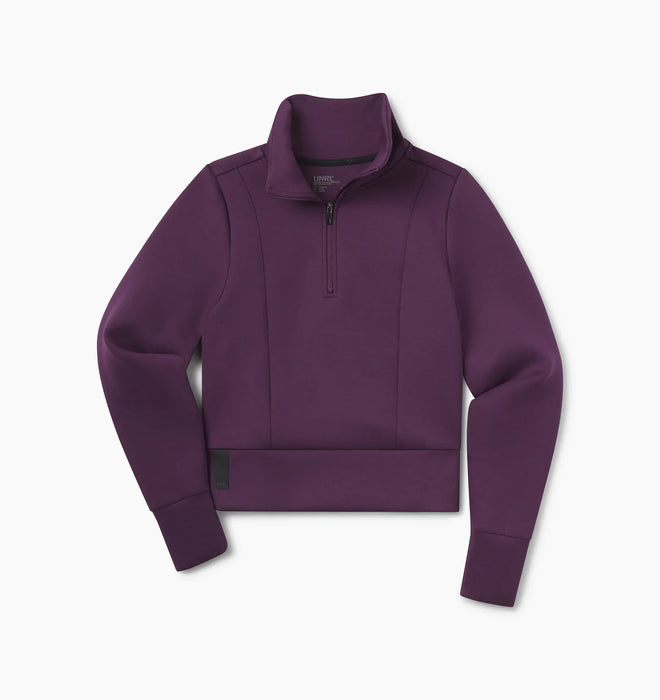 Women's LuxBreak Half-Zip Pullover (Dark Plum)