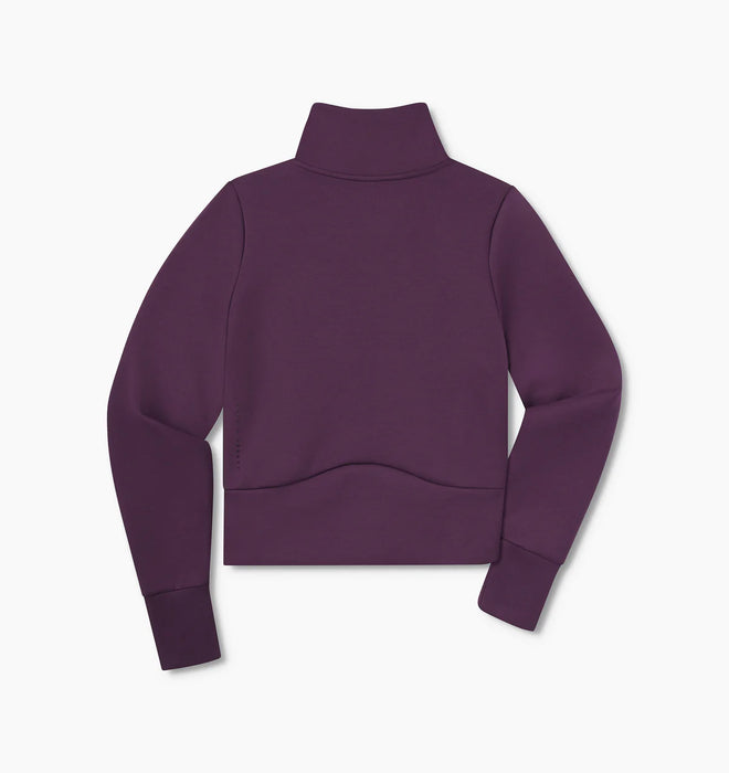 Women's LuxBreak Half-Zip Pullover (Dark Plum)