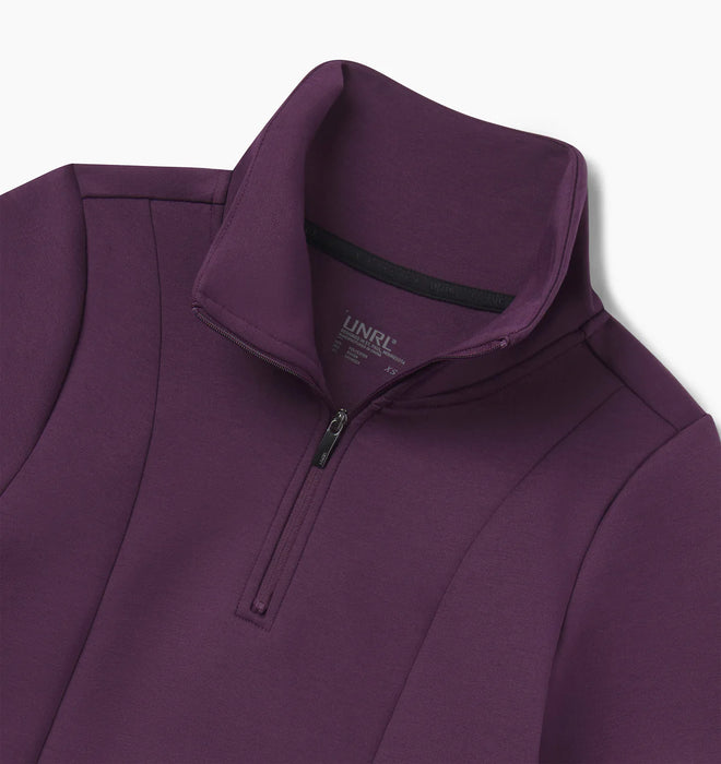 Women's LuxBreak Half-Zip Pullover (Dark Plum)