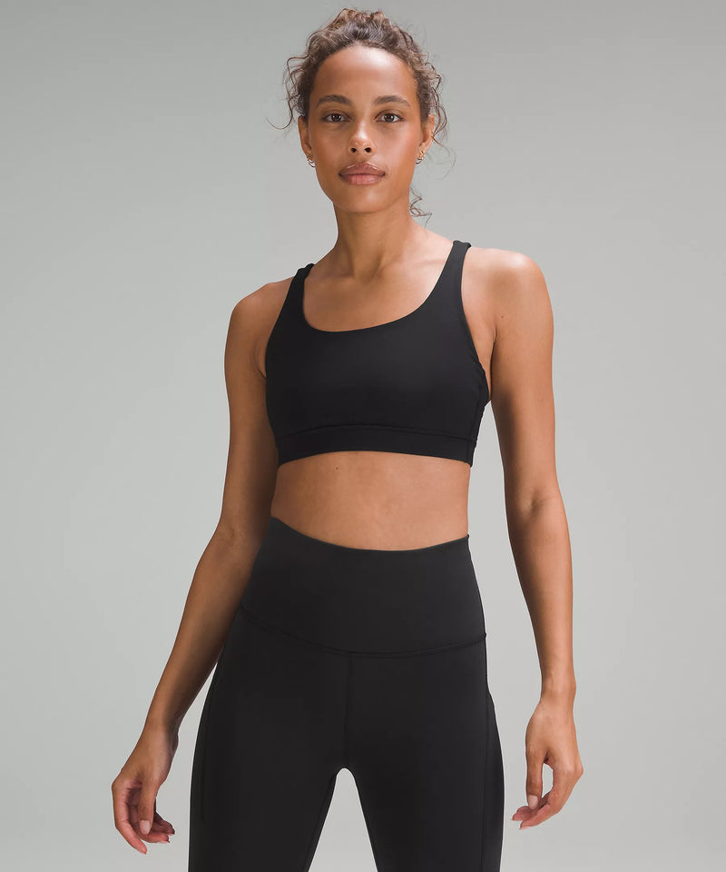 Women's Energy Bra Medium Support, B–D Cups (Black)