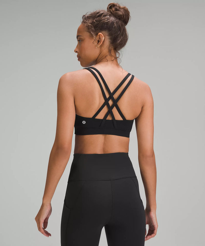 Women's Energy Bra Medium Support, B–D Cups (Black)
