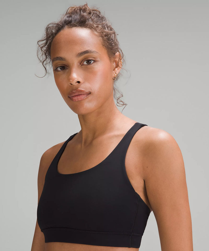 Women's Energy Bra Medium Support, B–D Cups (Black)