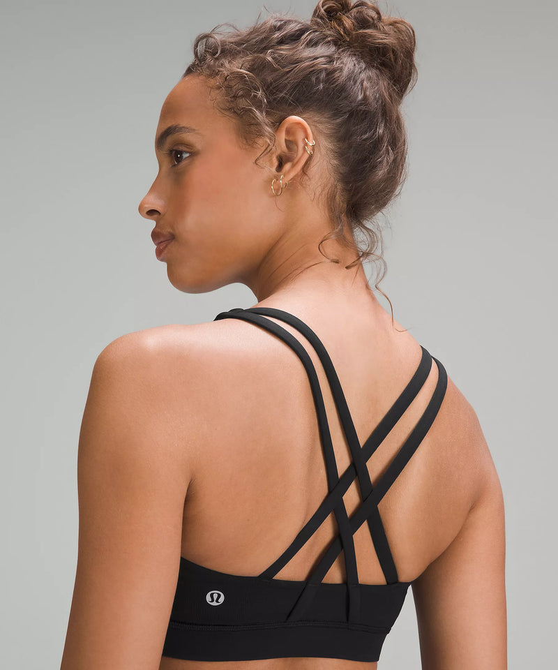 Women's Energy Bra Medium Support, B–D Cups (Black)