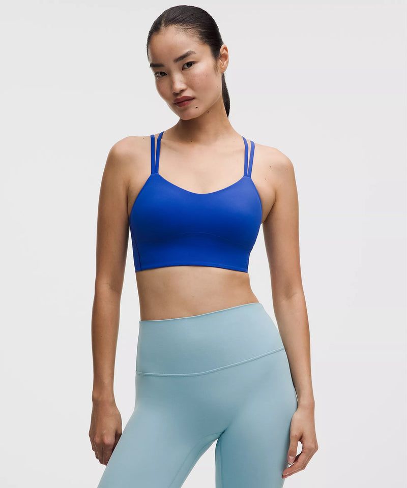 Women's Like a Cloud Longline Bra *Light Support, B/C Cup (Beach Ball Blue)