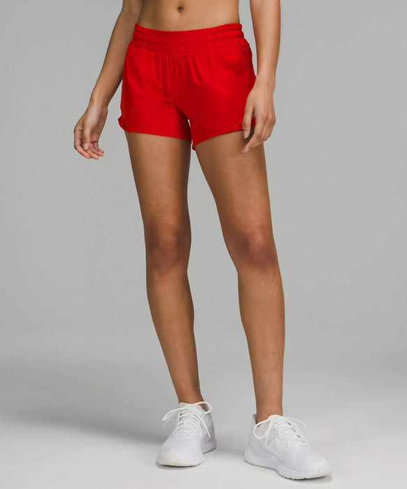Women’s Hotty Hot Low Rise Short 4” *Lined (Dark Red)
