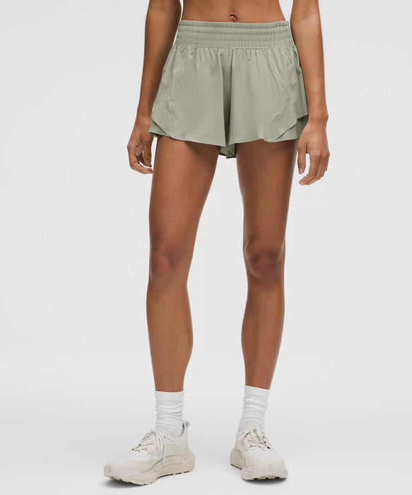 Women's Shake It Out High-Rise Running Short 2.5" (Fog Green)