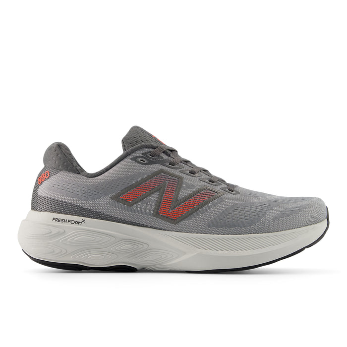 Men's Fresh Foam X 880v15 (T - Slate Grey/Reflection/ Urgent Red)