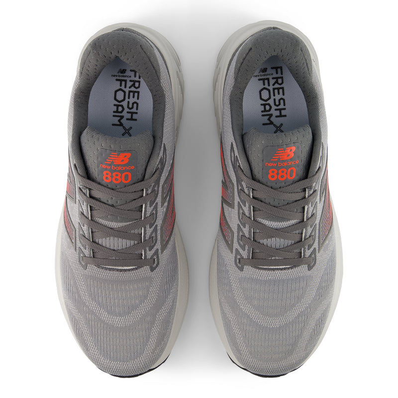 Men's Fresh Foam X 880v15 (T - Slate Grey/Reflection/ Urgent Red)