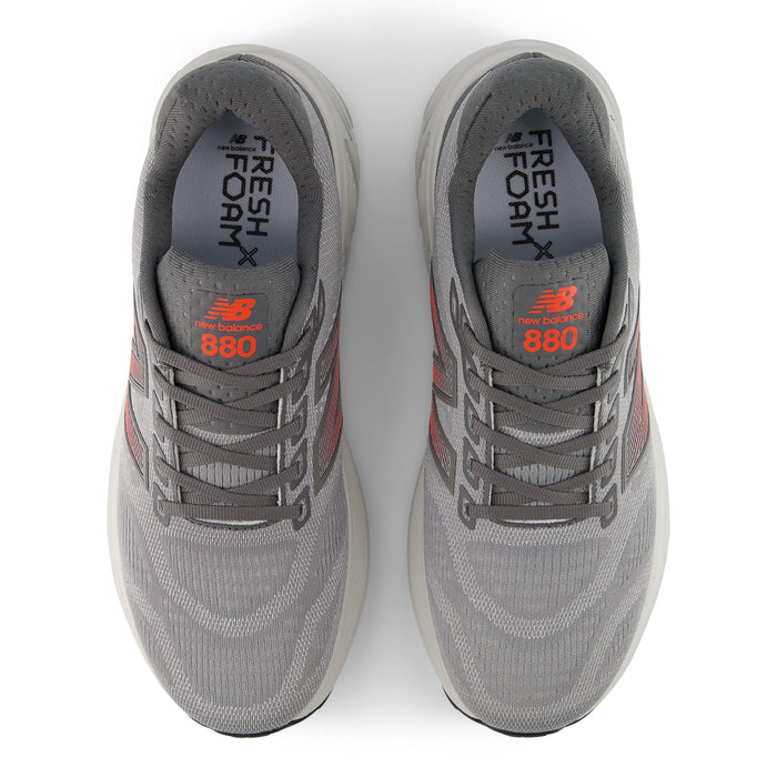 Men's Fresh Foam X 880v15 (T - Slate Grey/Reflection/ Urgent Red)