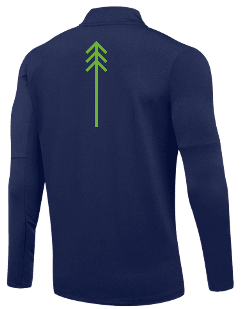 Women's Minnesota Distance Elite Element DRI-Fit Half Zip (Navy)