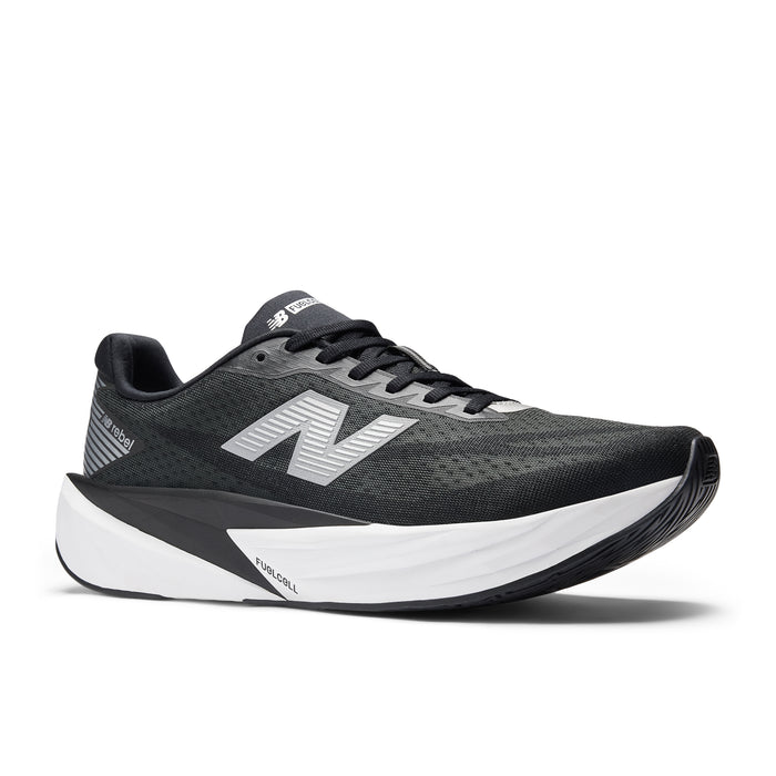 Men's FuelCell Rebel v5 (LO - Black/Silver Metallic/White)