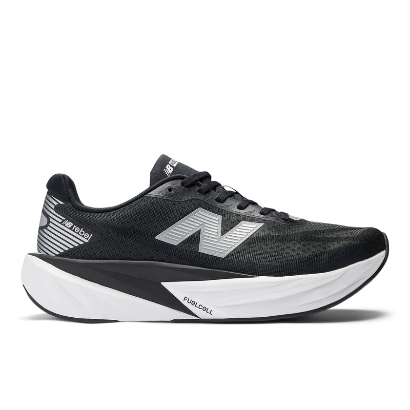 Men's FuelCell Rebel v5 (LO - Black/Silver Metallic/White)