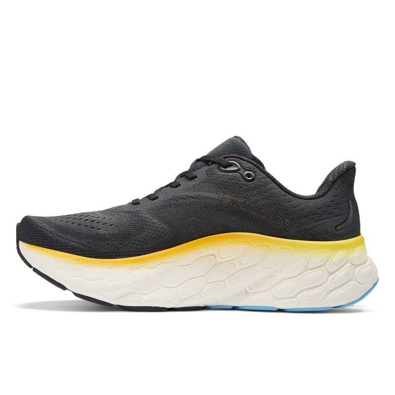 Men’s Fresh Foam More v4 (CD - Black/Coastal Blue/Ginger Lemon)