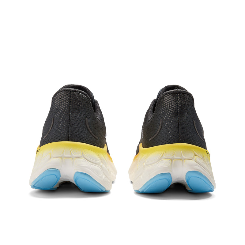 Men’s Fresh Foam More v4 (CD - Black/Coastal Blue/Ginger Lemon)