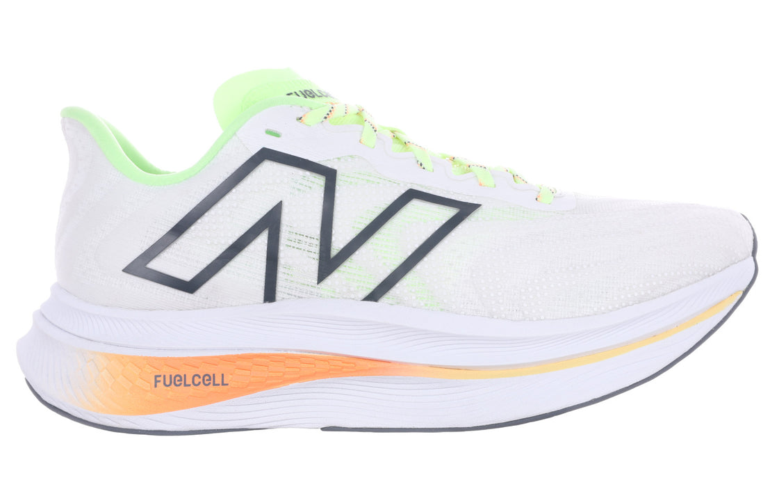 Men’s FuelCell SuperComp Trainer v2 (CA - White/Bleached Lime Glo/Hot Mango)