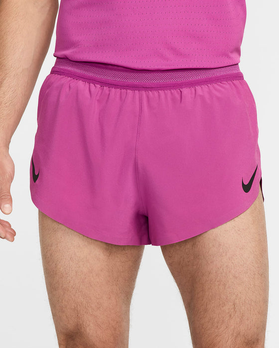 Men's Aeroswift Dri-FIT ADV 2" Brief-Lined Running Shorts (518 - Hot Fuchsia/Black)