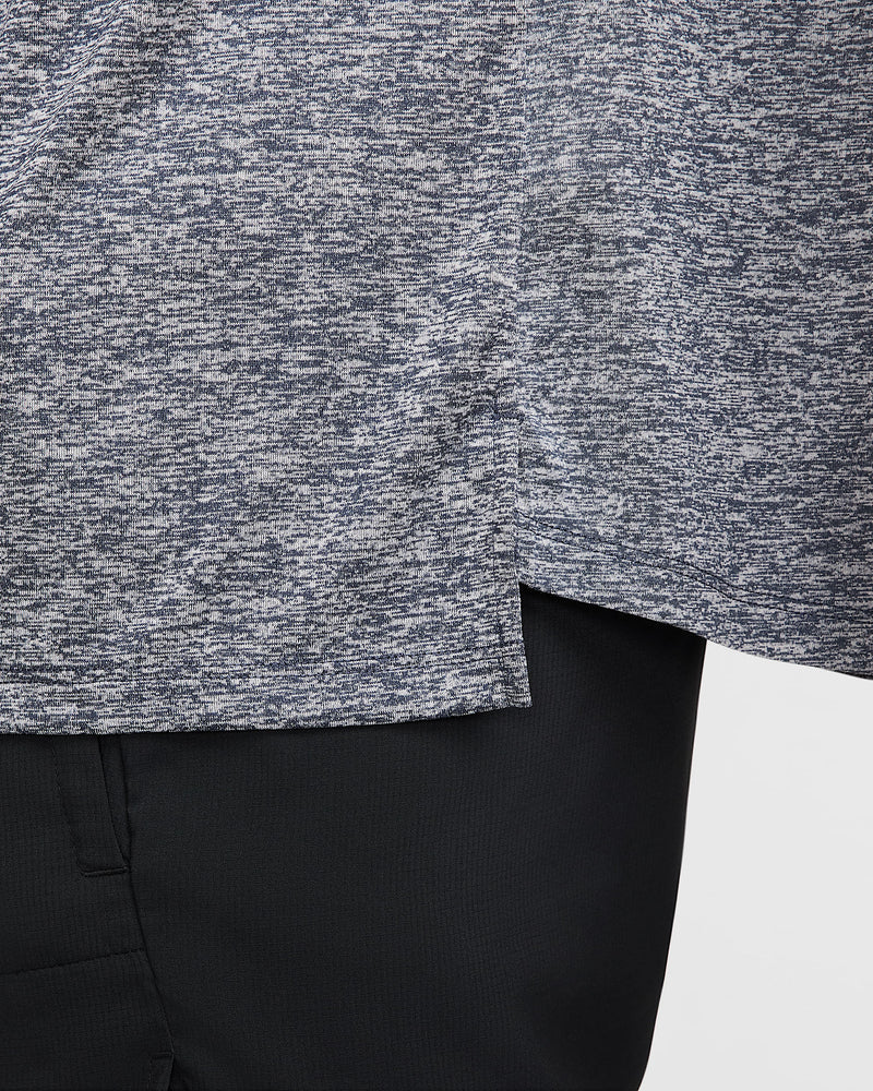 Men's Stride Dri-FIT ADV Short-Sleeve Running Top (437 - Thunder Blue/Heather/Reflective Silver)