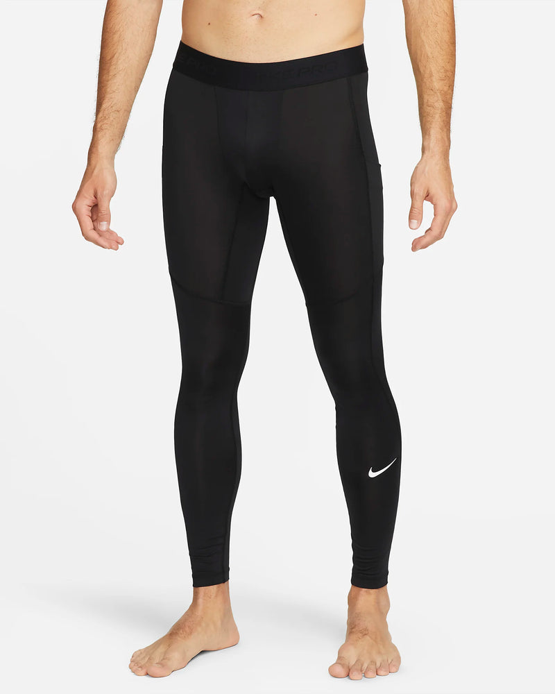 Men's Pro DRI-FIT Fitness Tights (010 - Black/White)