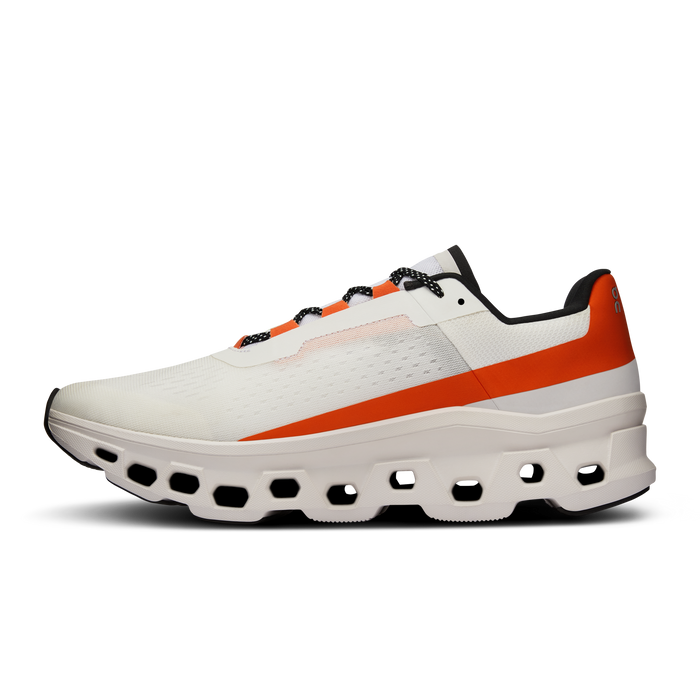 Men's Cloudmonster (Undyed White/Flame)