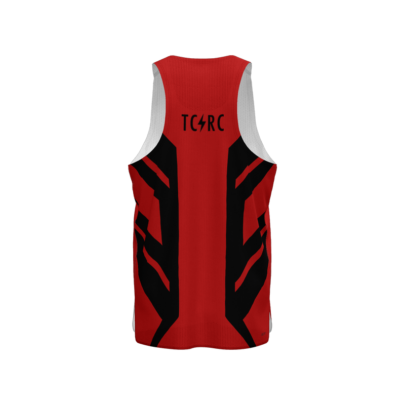 Men's TCRC Achieve Singlet (Red/Black)