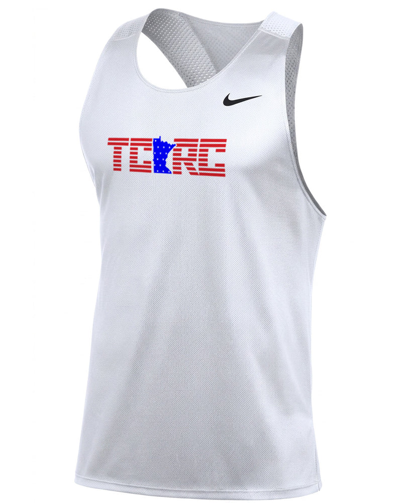 Men's TCRC x Nike Team Run Singlet (100 - White)