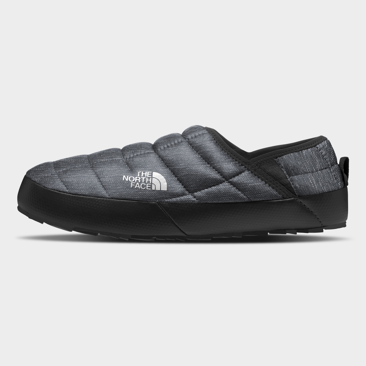 The North Face Thermoball Traction Camp Booties Mens 13 Heather Grey Red Slipper The North Face Bootie Slippers for Men for sale | eBay main image 4