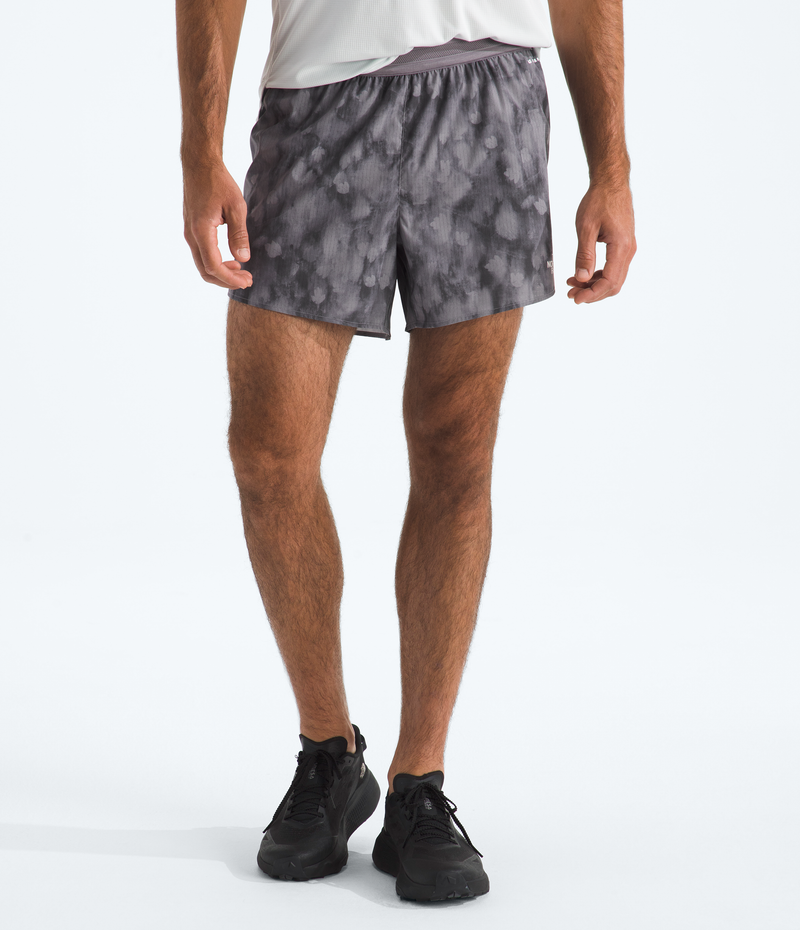 Men's Sunriser Short 5"—Print (JX8 - Transcendent Grey Diffused Nature Print)