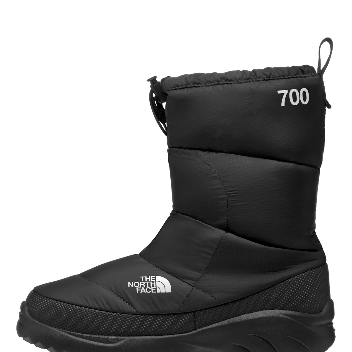 Nuptse Traction Bootie (KX7 - TNF Black/TNF Black) — TC Running Co