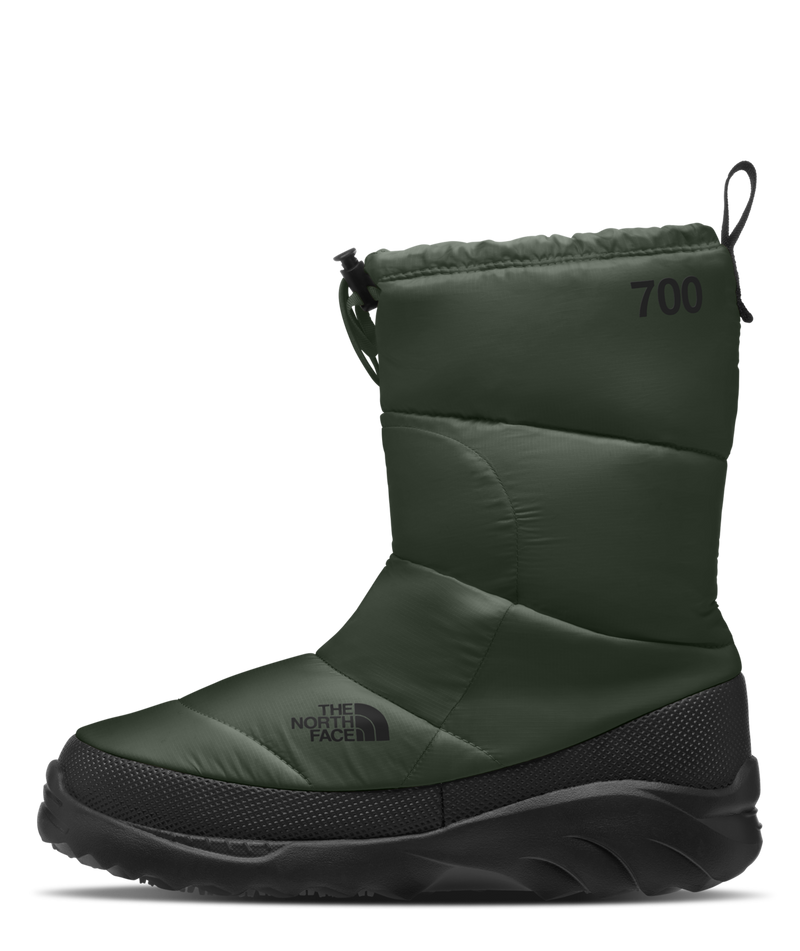 Nuptse Traction Bootie (T5V - Bottle Green/TNF Black)