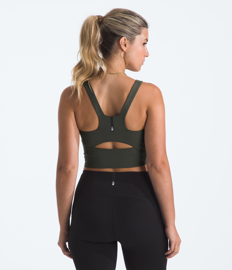 Women's Jaida Long Line Bra (21L - New Taupe Green)