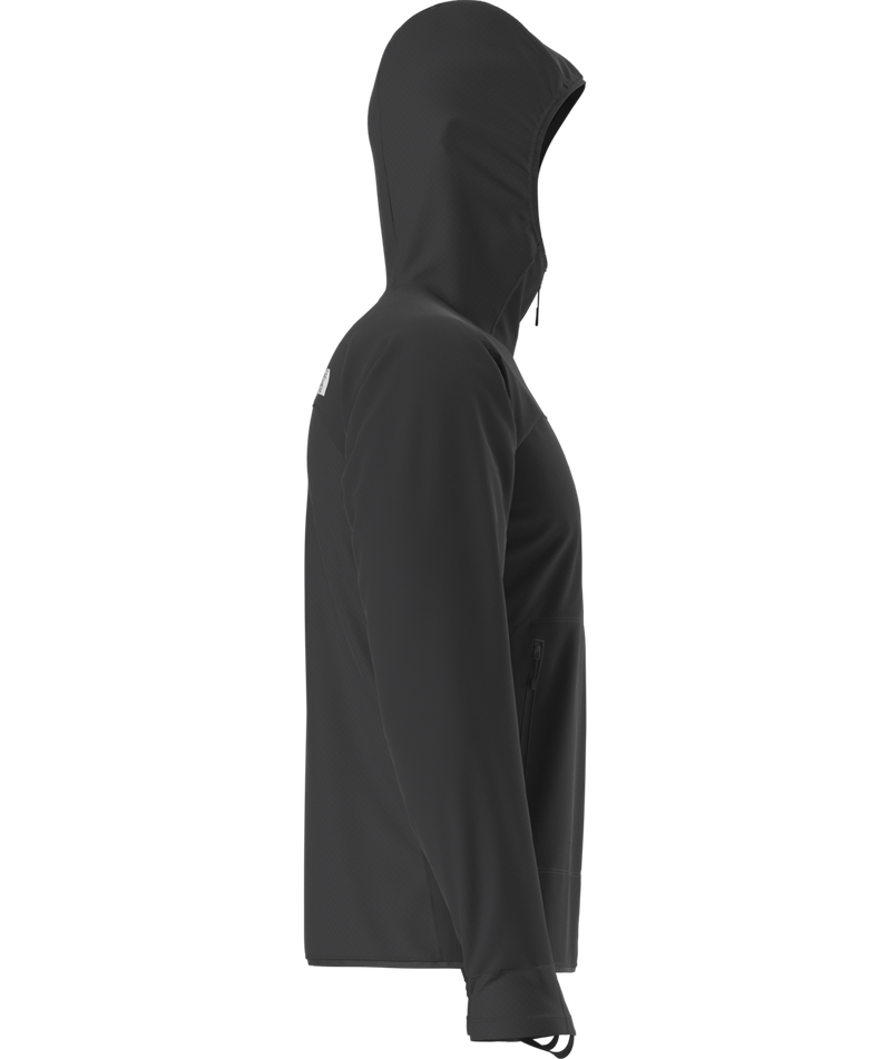 Men's Summit Series FUTUREFLEECE™ Overlay Hoodie - TNF Black