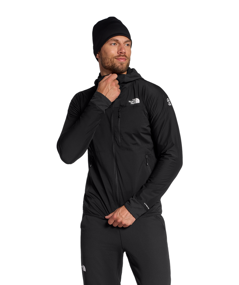 Men's Summit Series FUTUREFLEECE™ Overlay Hoodie - TNF Black