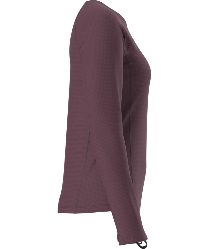 Women's Summit Series Pro Baselayer Crew - Burgundy Crush
