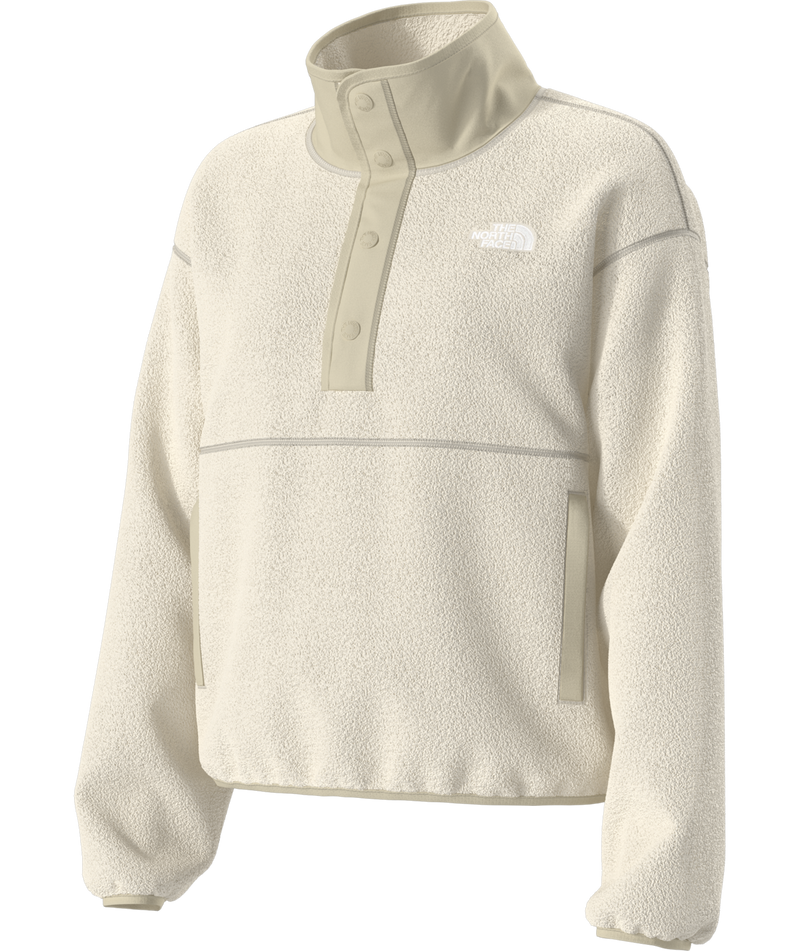 Women's Cragmont ½ Snap Fleece Jacket - White Dune/Desert Stone