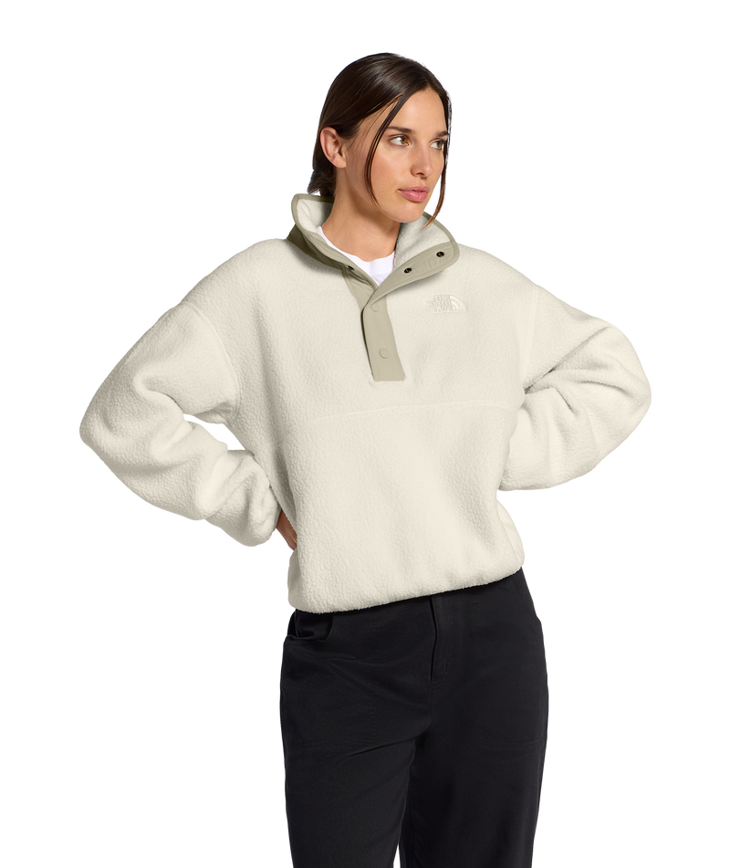 Women's Cragmont ½ Snap Fleece Jacket - White Dune/Desert Stone