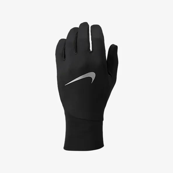 Women's Nike Dri-FIT Fleece Run Gloves (Black/Silver)