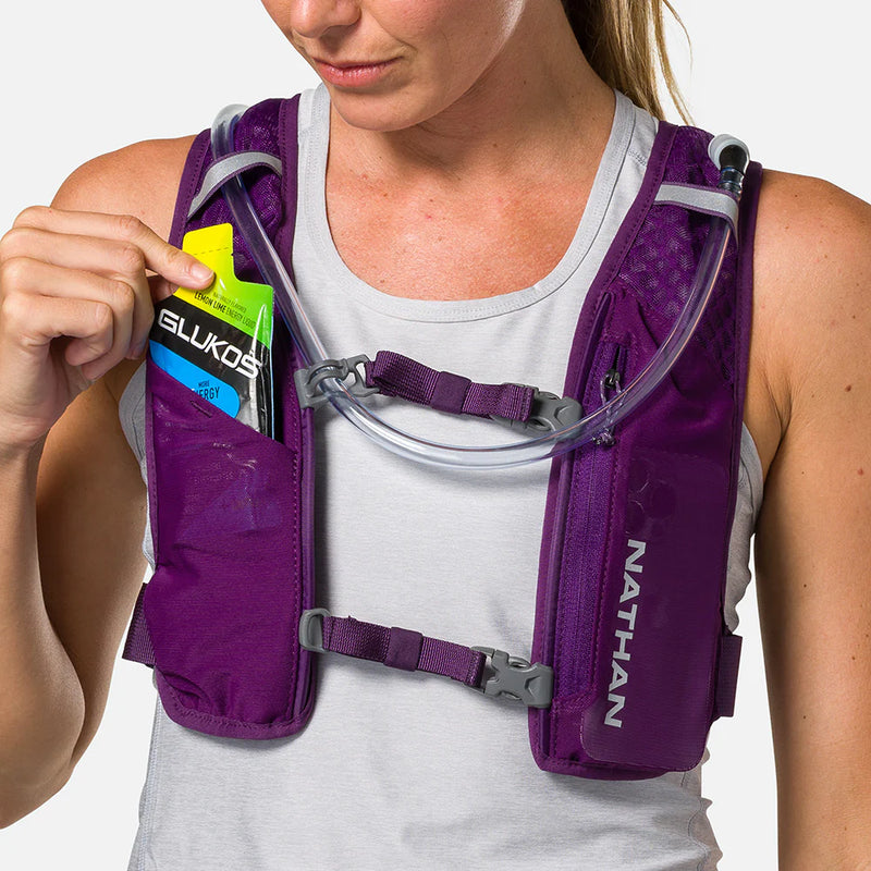 QuickStart 3.0 4 Liter Hydration Pack (Imperial Purple/Reflective Silver)