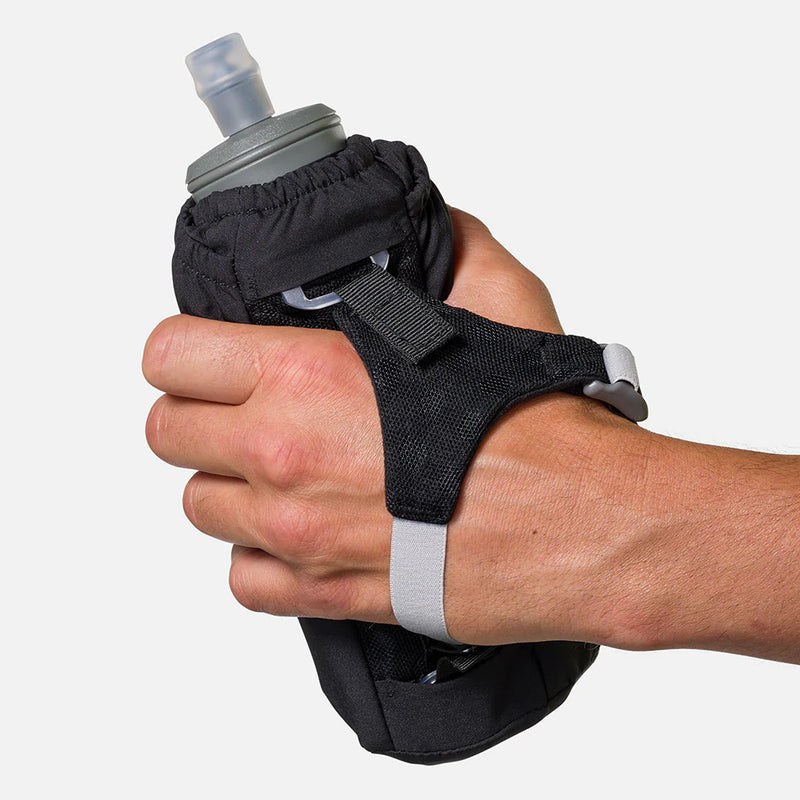 Pinnacle Soft Flask Insulated Handheld 18oz (Black/Reflective Silver)