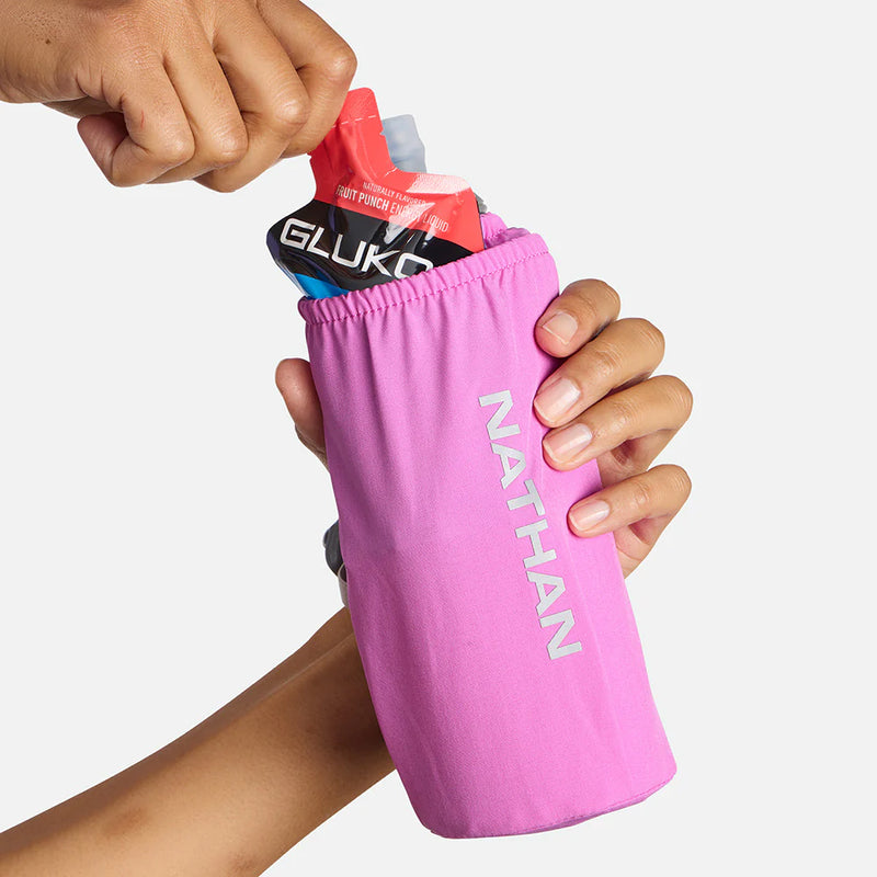 Pinnacle Soft Flask Insulated Handheld 18oz (Fuchsia/Reflective Silver)