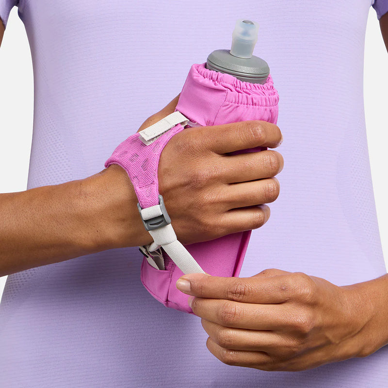 Pinnacle Soft Flask Insulated Handheld 18oz (Fuchsia/Reflective Silver)