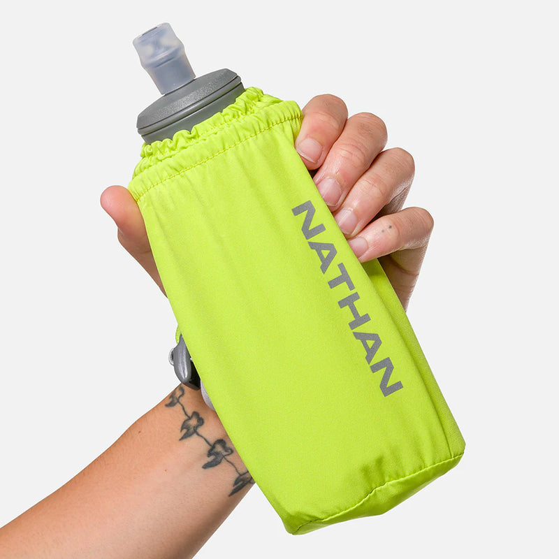 Pinnacle Soft Flask Insulated Handheld 18oz (Finish Lime/Reflective Silver)