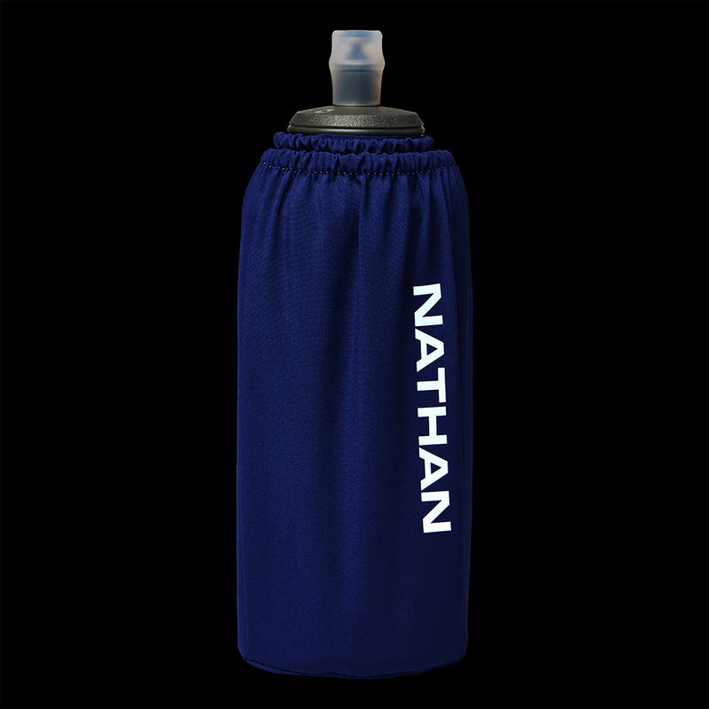 Pinnacle Soft Flask Insulated Handheld 18oz (Indigo/Reflective Silver)
