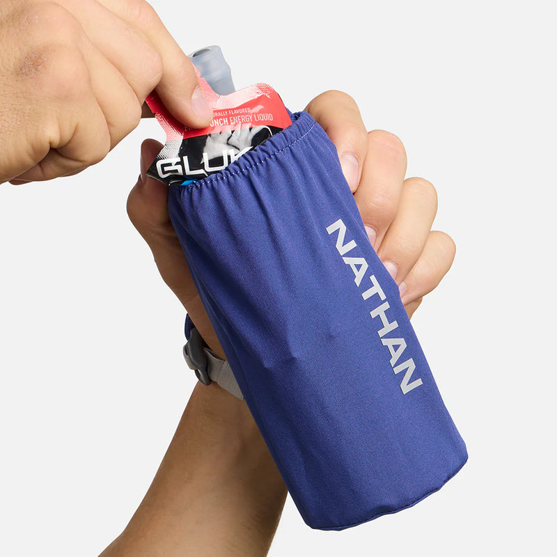 Pinnacle Soft Flask Insulated Handheld 18oz (Indigo/Reflective Silver)