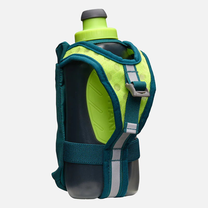 SpeedDraw 2 Flask 18oz (Deep Teal/Reflective Silver)