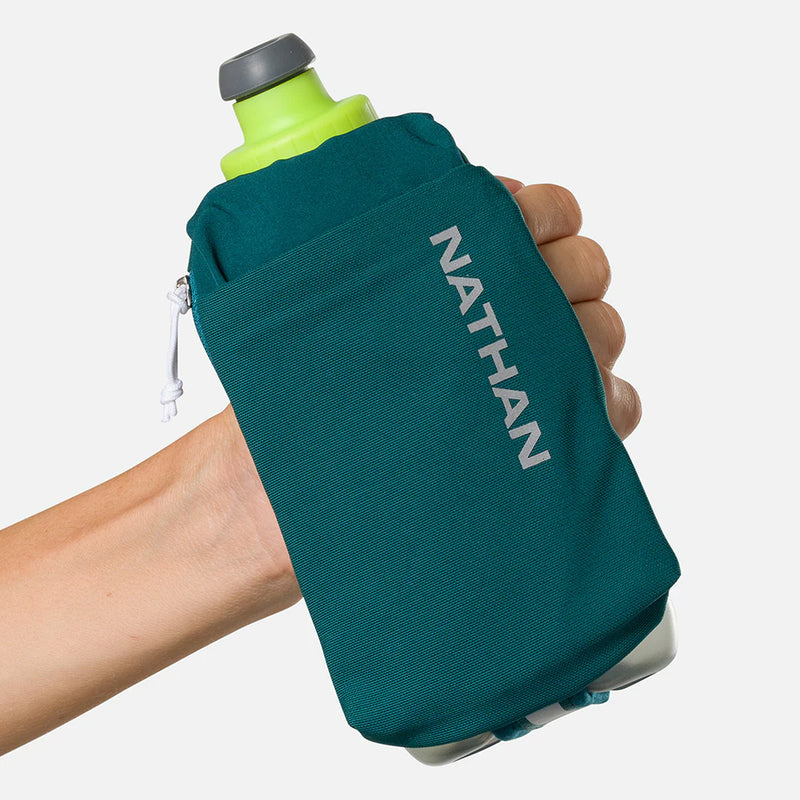 SpeedDraw 2 Flask 18oz (Deep Teal/Reflective Silver)