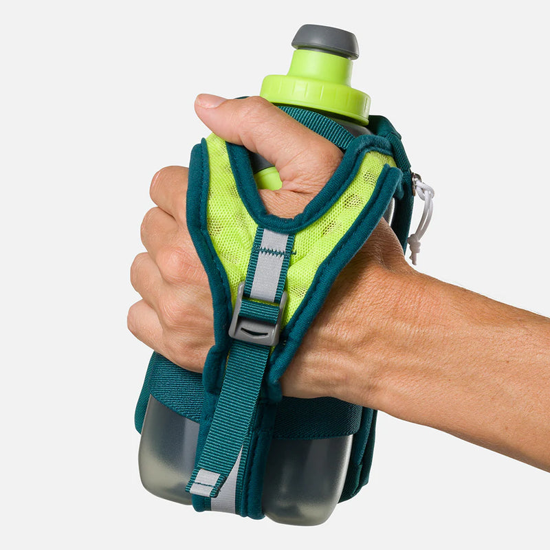 SpeedDraw 2 Flask 18oz (Deep Teal/Reflective Silver)