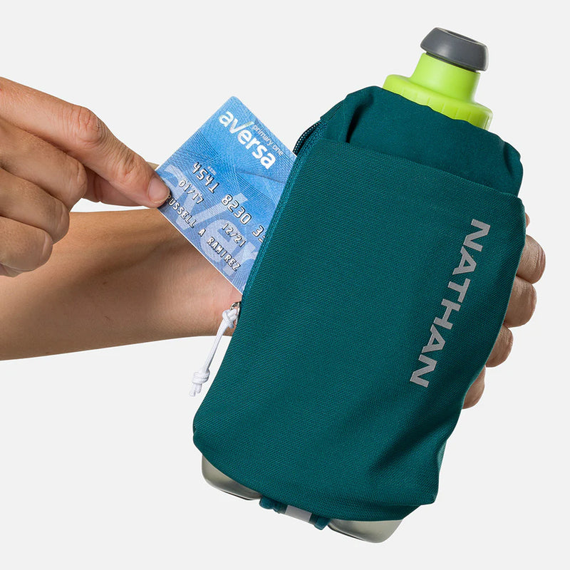 SpeedDraw 2 Flask 18oz (Deep Teal/Reflective Silver)