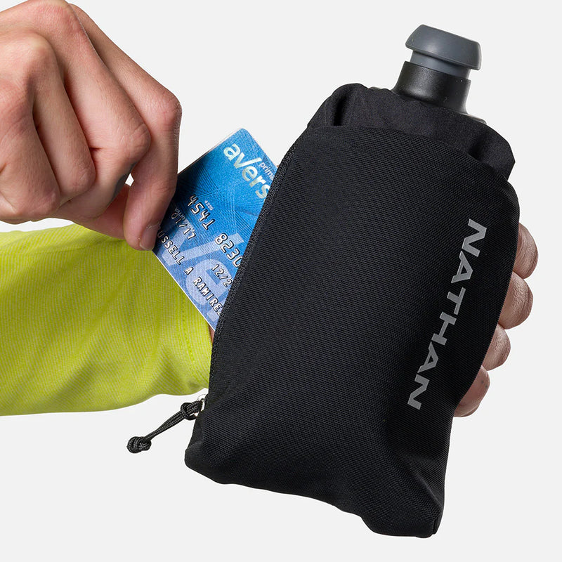 SpeedDraw 2 Flask 12oz (Black/Reflective Silver)