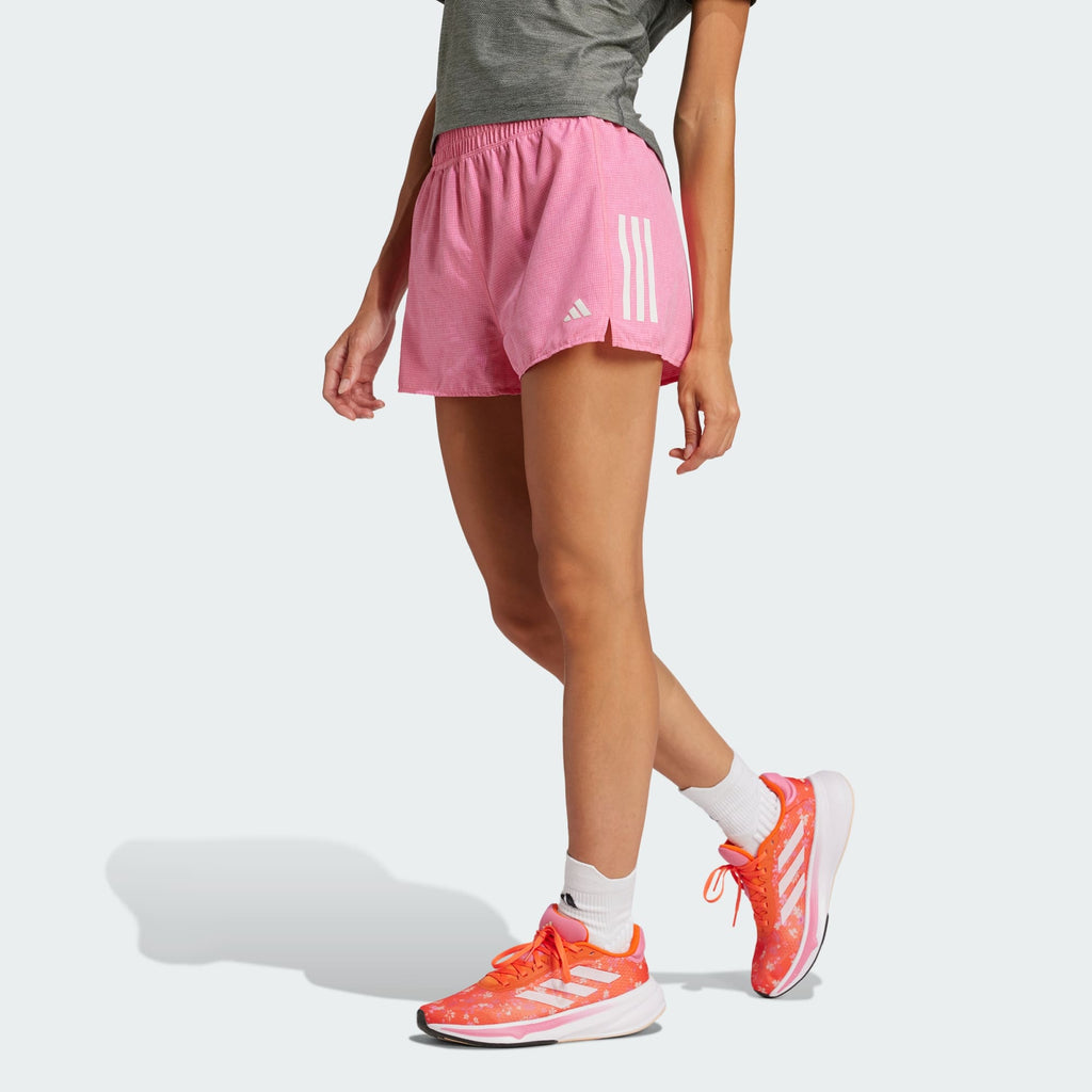 Women's OTR Base Shorts (Pink Fusion/White Melange)