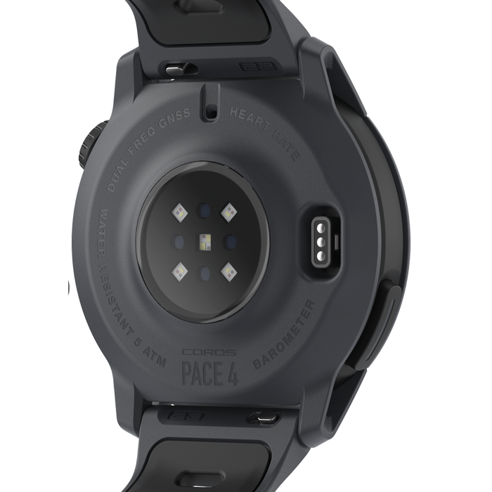 COROS PACE 4 GPS Sport Watch (Black/Silicone)